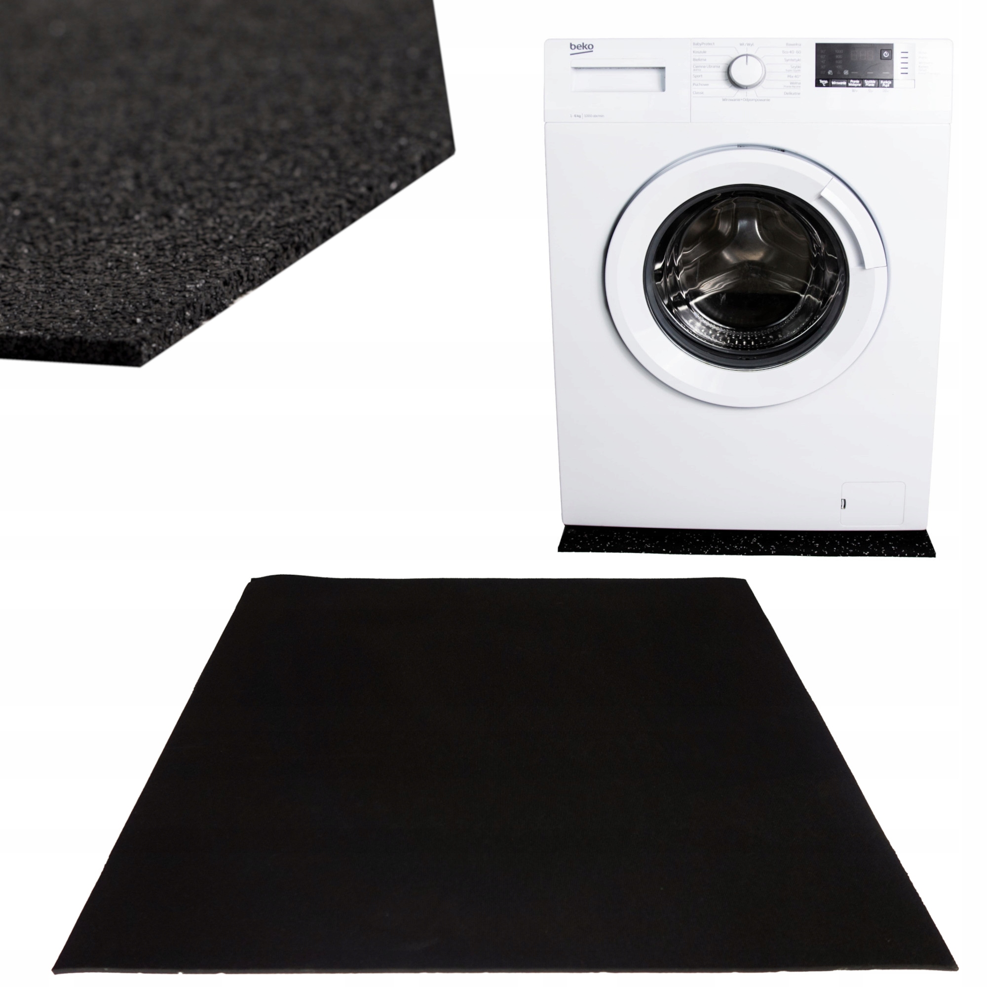 Antivibračná podložka Pavi Sorte 10 mm 60 cm x 60 cm